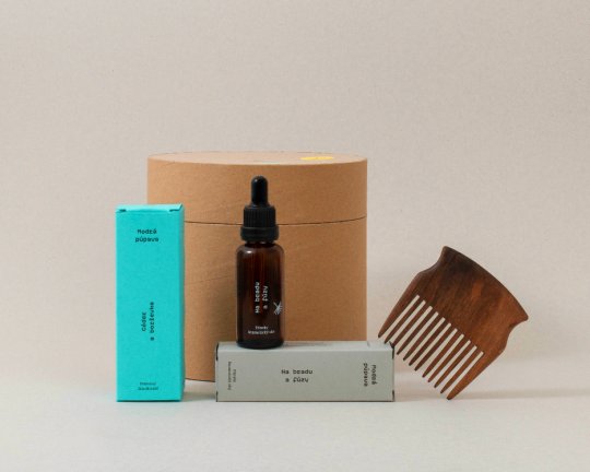 Modrá púpava | Darček pre bradatého muža